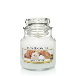 YANKEE CANDLE White Classic Small Jar Soft Blanket Scented Candles image 2