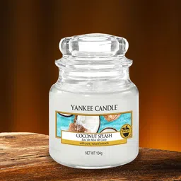 YANKEE CANDLE Set Of 2 Coconut Splash Scented Candles With Classic Jar image 2