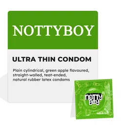 noTTy Boy Set of Slide Water Based Lube - 100 ml & DingDong Condoms - 10 Pcs image 4