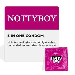 noTTy Boy Set of Slide Water Based Lube - 100 ml & LoveLust Condoms - 10 Pcs image 3