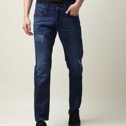RARE RABBIT Men Reno Slim Fit Cotton Jeans-image-34