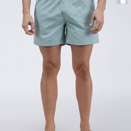 SPORTO Men Pack Of 2 Checked Mid-Rise Cotton Boxers SP-BOX-509-ECLGBCK-DGBCK-XL-2P-15