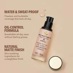 Adbeni Studio Fix Fluid Foundation SPF 15 PA++ - 30ml - NC15 image 2