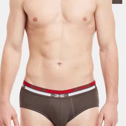 BODYX Men Pack Of 2 Low Rise Cotton Basic Briefs BX12B-Coffe-Brown-2PCS-XL-picture-13