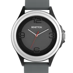 United Colors of Benetton Men Printed Dial & Silicon Straps Analogue Watch UWUCG0307-3