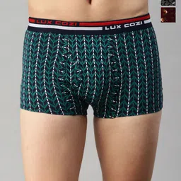 Lux Cozi Men Pack Of 3 Cotton Assorted Outer Elastic Trunks CZ_BGT_SL_PRT_OE_AST1_3PC-picture-16