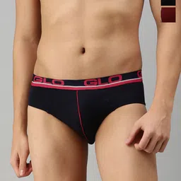 Lux Cozi Pack Of 3 Pure Cotton Basic Briefs LUX_GLO_BRF_AST2_3PC-image-35