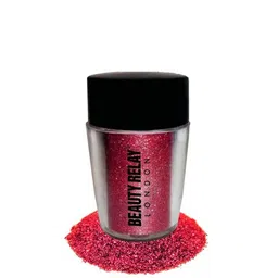 BeautyRelay London Shade Story Vivid Hue Eye Dust Sparkle Eyeshadow - Charming Red-47