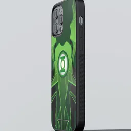 macmerise Green & Black Printed iPhone 13 Pro Phone Covers-12