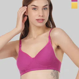 FUNAHME Pack Of 2 Full Coverage Lightly Padded T-shirt Bra With All Day Comfort-picture-14