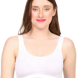 MYSHA Pack Of 2 Full Coverage Non Padded Dry Fit Workout Bra With All Day Comfort-67