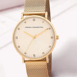 French Connection Women Dial & Stainless Steel Straps Analogue Watch FCC01RGM-21