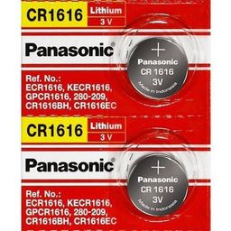 MICROUSB Compatible with Panasonic Lithium Coin Battery 3v - Provide Long Lasting Power in a Variety of Devices,from keyless-Entry fobs to Toys (CR1616, Pack of 2) image 1