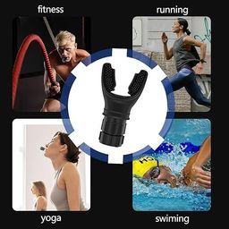 Reevansales Portable breathing exercise device for lungs, Breathing trainer with Resistance Adjustable, Lung Trainer with excellent quality silicone,Easy to Clean and Use, Improve Breathing Capacity and Endurance image 3