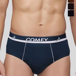 AMUL COMFY Pack Of 4 Pure Cotton Mid Rise Basic Briefs AC-CBRIOE-AF-CB-NY-LBR-3XL-4PC-picture-48