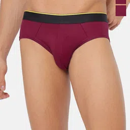 bummer Pack of 3 Anti Microbial Mid Waist Basic Briefs-BRBRSECBRE03S-picture-54
