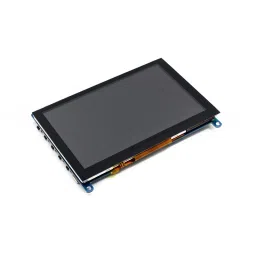 Waveshare 5inch 800×480, HDMI Capacitive Touch Screen LCD (H) Display Slimmed-down Version V4 image 1