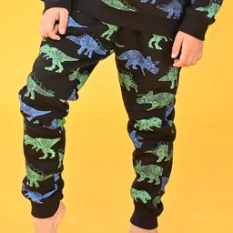 Anthrilo Boys Printed Relaxed High-Rise Easy Wash Joggers Trousers-image-59