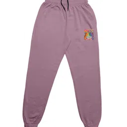 TINY HUG Boys Purple Solid Sleep To Streat Track Pants-72