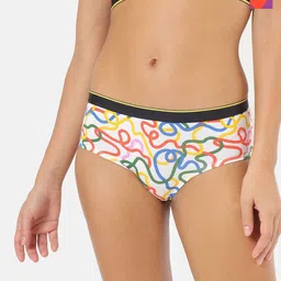 bummer Pack of 2 Anti Microbial Mid Waist Hipster Briefs-HISTCH02S-image-38