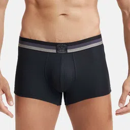 Jockey Men Black Solid Trunk HG14-0105-BLACK-50