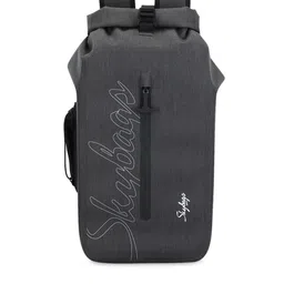Skybags Unisex Grey Textured Backpack-13