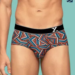 XYXX Men Pack of 2 Relaxed Fit Printed Parallax Intellifresh Cotton Brief-picture-37