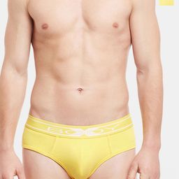 BODYX Men Pack Of 2 Cotton Basic Briefs BX10B-BUTTER-CUP-2PCS-XL-picture-4