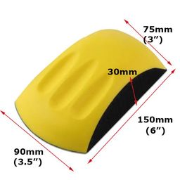 Inditrust 6inch Hook and Loop Hand Hold Sanding Block for Furniture, Woodworking, Rust removing and etc. (1 PC) image 2