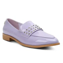 Rag & Co Solid Purple Loafers-picture-27