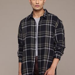 The Roadster Lifestyle Co. Men Relaxed Checked Pure Cotton Casual Shirt-picture-20