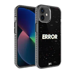 DailyObjects Black & White System Error Stride Printed IPhone 12 Back Case image 1