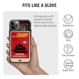 DailyObjects Red & Black New Ship Matchbox Printed iPhone 11 Pro Phone Case image 3