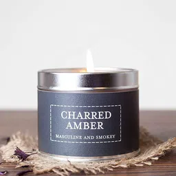 Aromatic Fables Black & White Charred Scented Tin Jar Candle-image-28