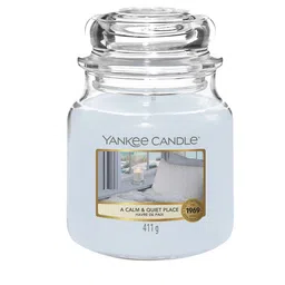 YANKEE CANDLE Grey Highly Scented Wax Jar Candle-image-97