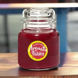 Aromatic Fables Red Rose Scented Jar Glass Candles-51