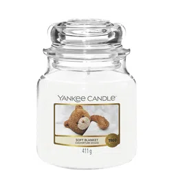 YANKEE CANDLE Solid Medium Jar Soft Blanket Scented Candles-12