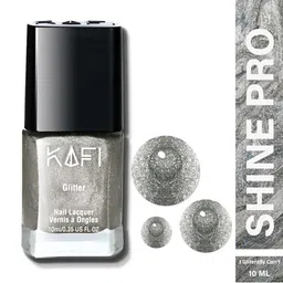 KAFI Shine PRO Glitter Long Lasting Nail Lacquer - I Glitterly Cant-13