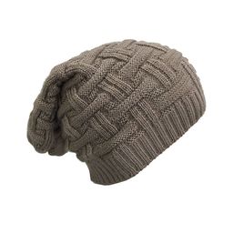Gajraj Unisex Brown Self Design Beanie Cap-84