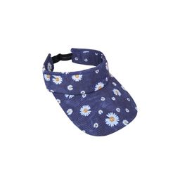 Zacharias Floral Printed Cotton Visor Cap-48