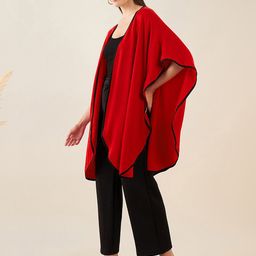 First Resort by Ramola Bachchan Asymmetric Open Front Shrug image 2