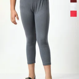 BAESD Girls Pack Of 4 Regular Fit Capris-23
