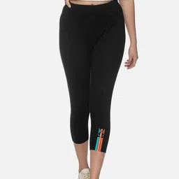 NOT YET by us Women Black Solid Capris-image-13