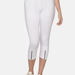 NOT YET by us Women White Printed Capris-picture-26