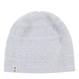 Bharatasya Unisex Grey Sports Running & Gym Cotton Beanie-10