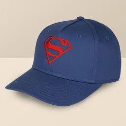 Free Authority Men Blue Superman Printed Baseball Cap-23