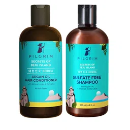 Pilgrim Everyday Hair Cleanse Sulfate-Free Shampoo & Argan Oil Hair Conditioner-200ml Each-44