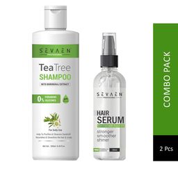 SEVAEN Set of Tea Tree Shampoo 250 ml & Hair Serum 50 ml-42