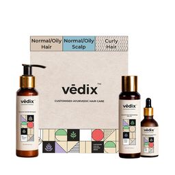 VEDIX Customized Hair Fall Control Regimen for Dry Hair - Normal-Oily Scalp & Curly Hair-23