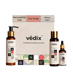 VEDIX Customized Hair Fall Control Regimen for Normal Hair - Dry Scalp Wavy Hair 540 gm-34